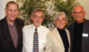 Warren Mathews, Ron Crane, Rev. Judith Meyer, Charles Haskell photo
